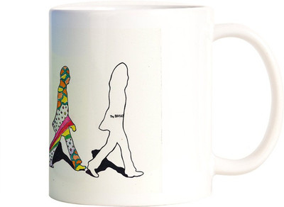 

Rangeele Inkers The Beatles Vintage Art Ceramic Mug(300 ml), Multicolor