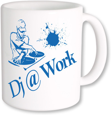 

PhotogiftsIndia Dj Work Ceramic Mug(325 ml), Multicolor