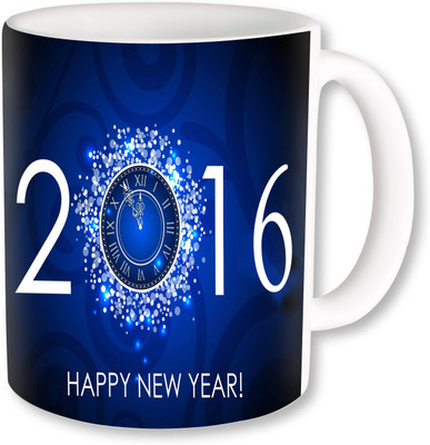 PhotogiftsIndia happy new year 082 Ceramic Mug(325 ml), Multicolor
