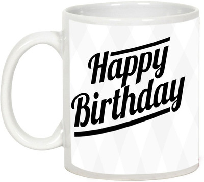 

AllUPrints Wish You A Very Happy Birthday Ceramic Mug(325 ml), White