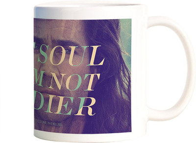 

Rangeele Inkers Got Soul But I Am Not Soldier Ceramic Mug(300 ml), Multicolor