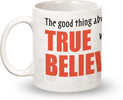 

Posterboy Believe in it Ceramic Mug(350 ml), Multicolor