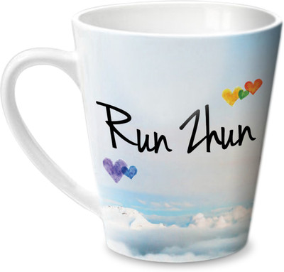 

Hot Muggs Simply Love You Run Zhun Conical Ceramic Mug(350 ml)