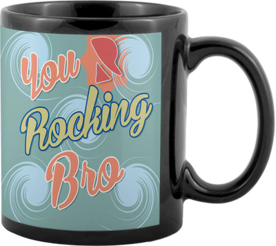 

SKY TRENDS Valentine Gifts For Special Girlfriend,Boyfriend,Wife,Husband,design 73 Ceramic Mug(325 ml), Black