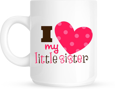 

HuppmeGift Sis White Ceramic Mug(350 ml)