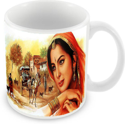 

Sleep Nature's SN-MG-353 Ceramic Mug(350 ml), Multicolor