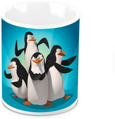 Homesogood The Penguin Gang Ceramic Mug(325 ml) available at flipkart for Rs.349