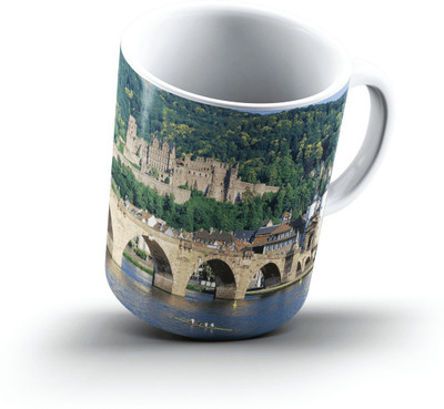 

Ucard Neckar River Heidelberg Germany2540 Bone China, Ceramic, Porcelain Mug(325 ml), Multicolor
