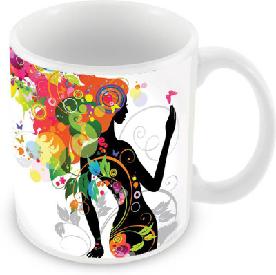 

Sleep Nature's SN-MG-1163 Ceramic Mug(350 ml), Multicolor