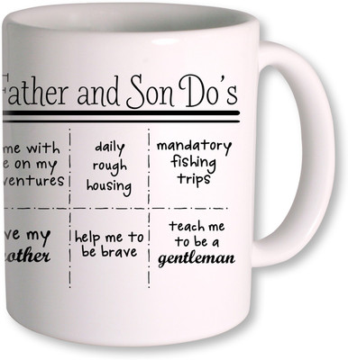 

PhotogiftsIndia Happy Fathers Day 148 Ceramic Mug(350 ml), White