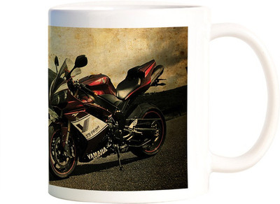 

Rangeele Inkers yamaha YS Gear Ceramic Mug(300 ml), Multicolor