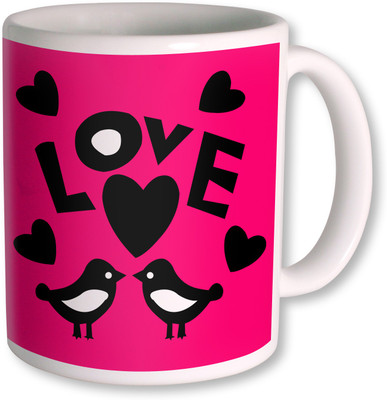 

PhotogiftsIndia Love you Gifts For Valentine Ceramic Mug(350 ml), White