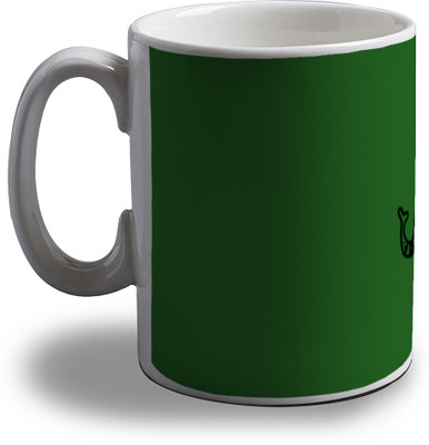 

Artifa Green Elephant Amg0781 Porcelain, Ceramic Mug(350 ml), Multicolor