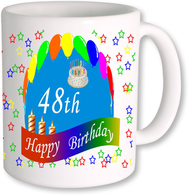 

PhotogiftsIndia Birthday Coffee 048 Ceramic Mug(325 ml), Multicolor