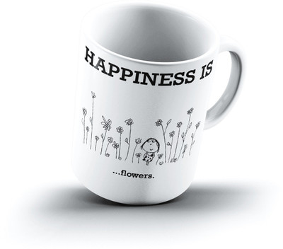 

Ucard Happiness Is1440 Bone China, Ceramic, Porcelain Mug(325 ml)