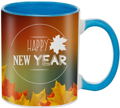 

SKY TRENDS New Year & Christmas Gift For Boyfriend Girlfriend Husband Wife Design COD066 Ceramic Mug(325 ml), Multicolor