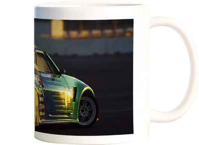 

Rangeele Inkers Racing Car On Track Ceramic Mug(300 ml), Multicolor