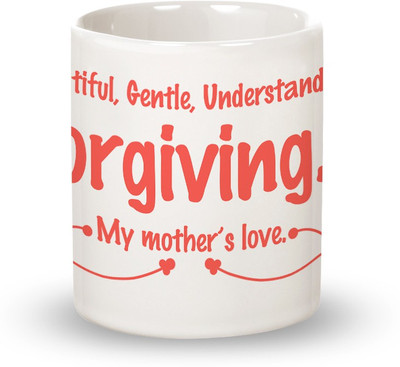 

Posterboy Mom's Love Ceramic Mug(350 ml), Multicolor