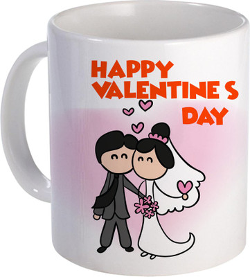 

SKY TRENDS Can't Help Falling in Love mug Best Gift for Valentine's Day, Her, Girlfriend,boy friend,husband, Wife,Birthday, Anniversary,Christmas or Any Holidays Design 073 Ceramic Mug(320 ml), Blue;white