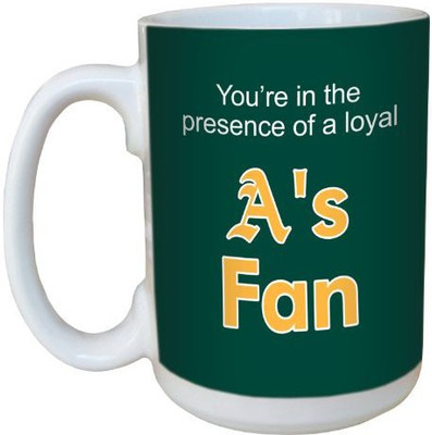 

Tree-Free Greetings Greetings lm44096 A's Baseball Fan Ceramic with Full-Sized Handle, 15-Ounce Ceramic Mug(60 ml), Multicolor