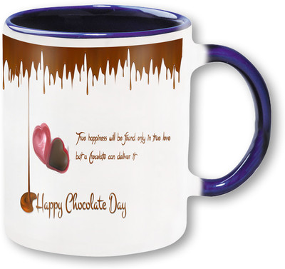 

PhotogiftsIndia Happy Chocolate Day 02.Jpg Ceramic Mug(325 ml), Multicolor