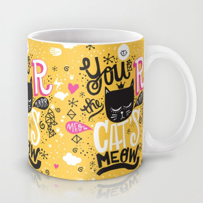 58% OFF on Astrode Cat'S Meow Ceramic Mug(325 ml)