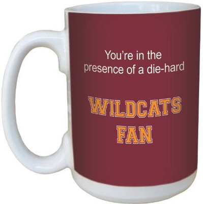 

Tree-Free Greetings Greetings lm44391 Wildcats College Football Fan Ceramic with Full-Sized Handle, 15-Ounce Ceramic Mug(60 ml), Multicolor