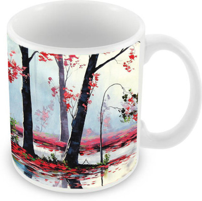 Sleep Nature's SN-MG-1469 Ceramic Mug(350 ml), Multicolor