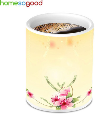 41% OFF on Homesogood Nature With Little Flowers And Butterfly Ceramic Mug(280 ml) 41% OFF on Homesogood Nature With Little Flowers And Butterfly Ceramic Mug(280 ml)