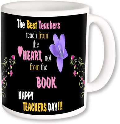 

PhotogiftsIndia My Best Teacher On Happy Teachers Day Ceramic Mug(325 ml), Multicolor