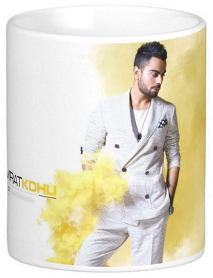 

Exoctic Silver Virat Kohli 004 Ceramic Mug(300 ml), Multicolor