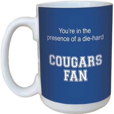 

Tree-Free Greetings Greetings lm44395 Cougars College Football Fan Ceramic with Full-Sized Handle, 15-Ounce Ceramic Mug(60 ml), Multicolor