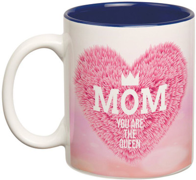 

Prithish Mom. You are The Queen Double Color Ceramic Mug(330 ml), Multicolor