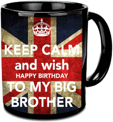 

Raj Laxmi england flag b'day black Ceramic Mug(350 ml)