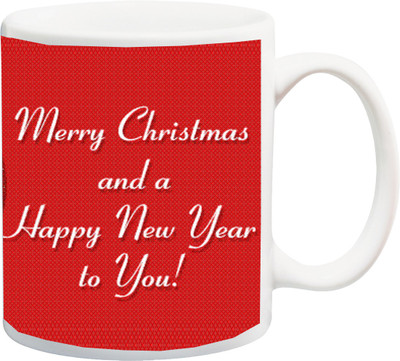 

ME&YOU 26-Christmas and New Year Gifts for Parents,Relatives,Boss,Teacher,Brother,Sister Ceramic Mug(325 ml), Multicolor