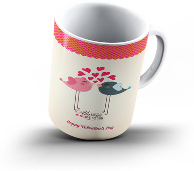 Ucard Valentines Day Love697 Bone China, Ceramic, Porcelain Mug(325 ml)