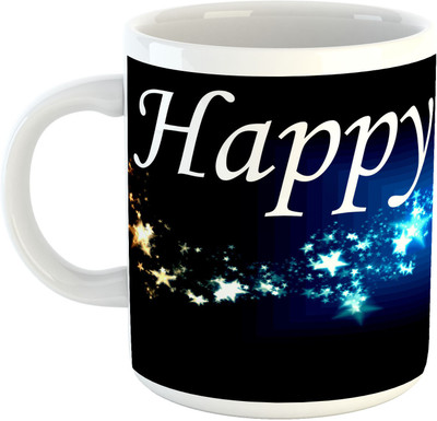 

Deeher Gifts Happy Diwali Design30 Ceramic Mug(330 ml), Multicolor