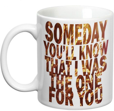 

Prithish I Was The One For You Ceramic Mug(330 ml), Multicolor