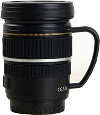 

Exciting Lives Caniam Camera Lens With Handle Plastic, Stainless Steel Mug(192 ml), Black;silver