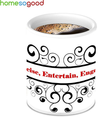 41% OFF on Homesogood Beautiful Coffee Pattren With E5 Words Ceramic Mug(280 ml) 41% OFF on Homesogood Beautiful Coffee Pattren With E5 Words Ceramic Mug(280 ml)