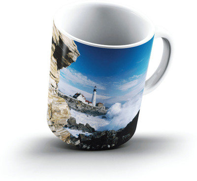 

Ucard Portland Head Lighthouse Maine2610 Bone China, Ceramic, Porcelain Mug(325 ml)