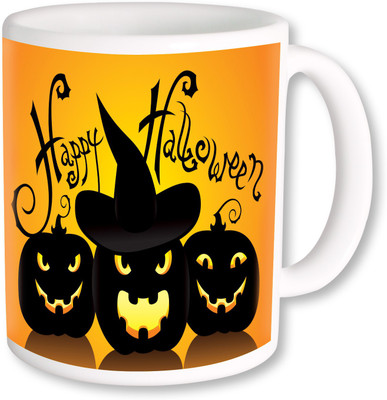 

PhotogiftsIndia happy halleween Ceramic Mug(325 ml), Multicolor