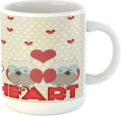 

Deeher Gifts Happy christmas design -1 Ceramic Mug(330 ml), Multicolor