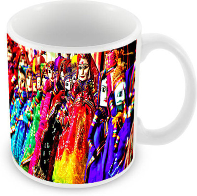 

Sleep Nature's SN-MG-343 Ceramic Mug(350 ml), Multicolor