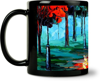 45% OFF on ShopMantra Beautigul Couple Painting Ceramic Mug(300 ml)