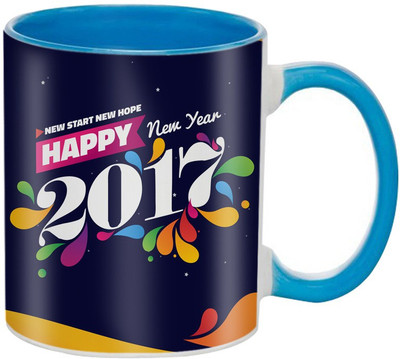 

SKY TRENDS New Year & Christmas Gift For Boyfriend Girlfriend Husband Wife Design COD065 Ceramic Mug(325 ml), Multicolor