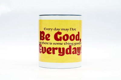 

The Values Store Be Good Ceramic Mug(350 ml), Yellow