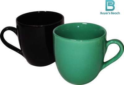 

Buyers Beach Twins set of 2 Bone China Mug(180 ml, Pack of 2)