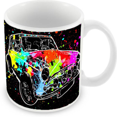 

Sleep Nature's SN-MG-401 Ceramic Mug(350 ml), Multicolor
