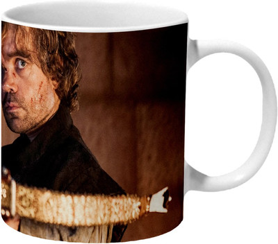 

Mooch Wale Game Of Thrones Tyrion Lannister Crossbow Ceramic Mug(325 ml), Multicolor